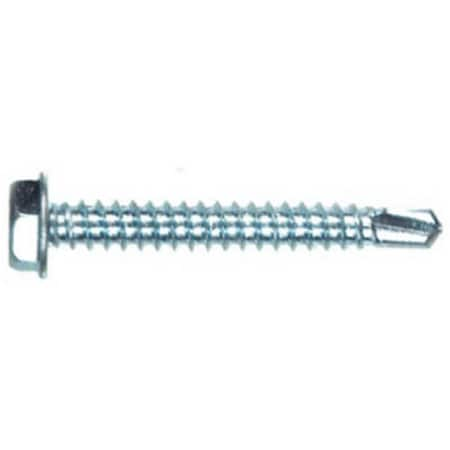 560318 Hex Washer Head Self Drilling Screw - 8 X 1 In., 100PK